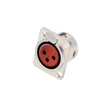 1pc 3Pin Male/Female XLR Speaker Panel Mount Chassis MIC Socket Adapter Audio Jack Connector,Zinc Alloy Shell+Copper Contact