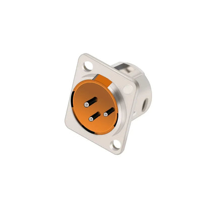 1pc 3Pin Male/Female XLR Speaker Panel Mount Chassis MIC Socket Adapter Audio Jack Connector,Zinc Alloy Shell+Copper Contact
