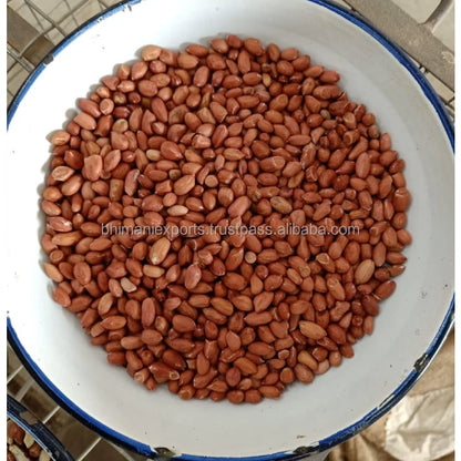 Leading Exporter of Best Quality Red Skin Dried Raw Peanut Seeds From India for Bulk Supply & Reselling APEDA Certified