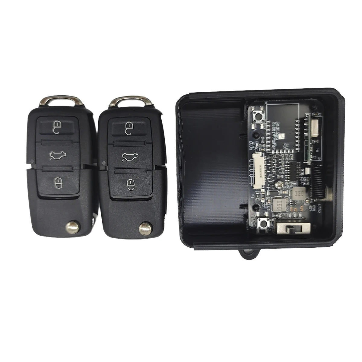 Car Key Universal Adapter Box OBD Plug  KEYDIY Remote Control Duplicator 433.92MHz Code Grabber Clone Gate Key Fob Command Hand