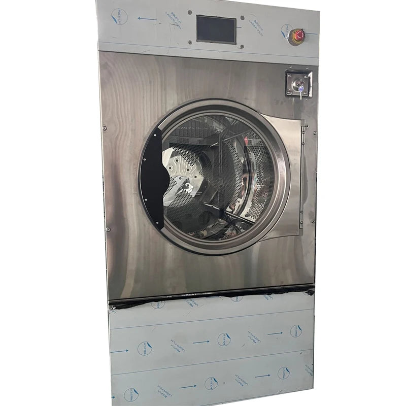 Commercial Electric Dryer Machine Fully Automatic Single Tumble Dryer Stainless Steel Condition New for Clothes Drying