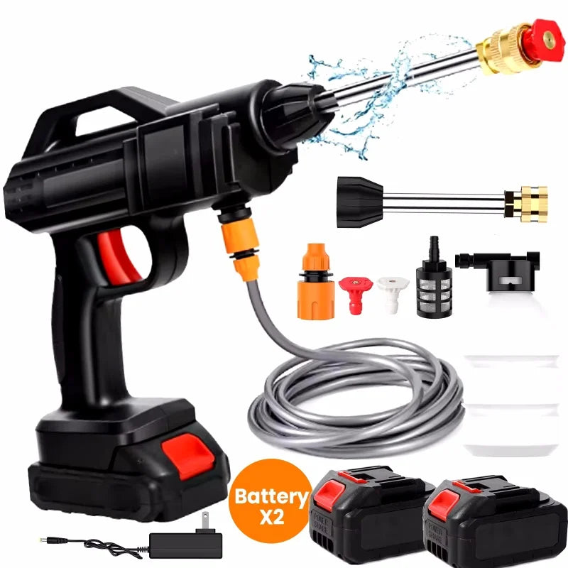 50Bar Cordless High Pressure Cleaner Washer Spray Water Gun Car Wash Pressure Water Cleaning Machine for Makita 21V Battery