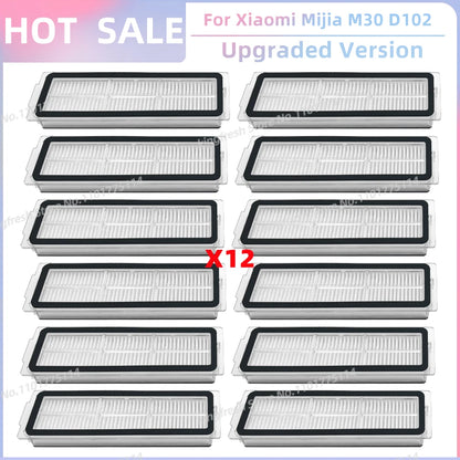 Fit For Xiaomi Mijia M30 D102, Xiaomi X20 Pro D102GL / X20 Max D109GL Parts Main Side Brush Filter Mop Cloth Dust Bag