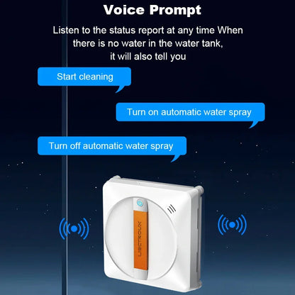   (promo code: AEEU03 )Liectroux YW710 Robot Window Cleaner,Double Water Spray,Strong Vacuum,Home Floor Wall Window Cleaning Robot,App&Remote Control