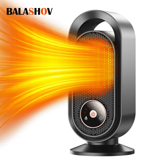 1000W Portable Heater Mini Electric Heater Room Space Heater Warm Heating Hot Fans Desktop Tilting Power-off Office Mute Heater by PDG ibma