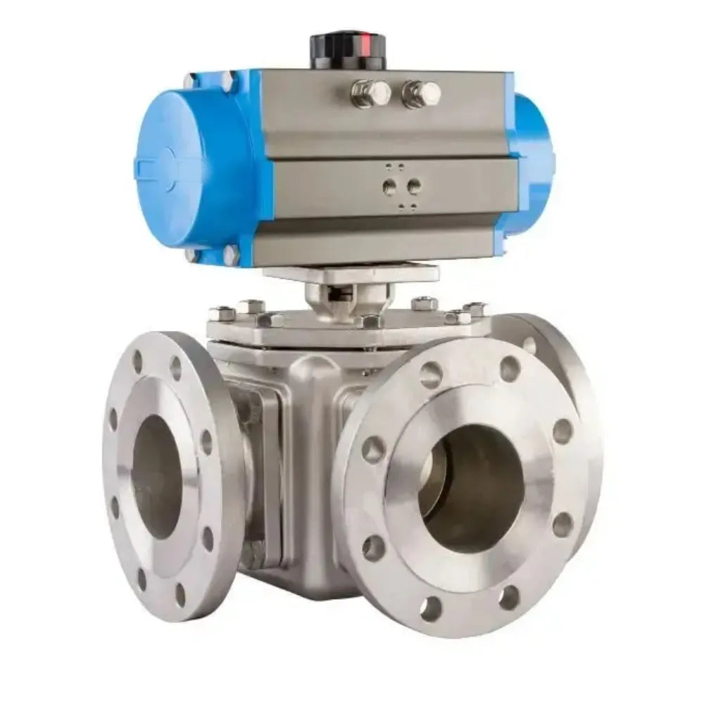 High-Temperature Customizable OEM Pneumatic Actuator Ball Valves Direct Factory Sale for Water Treatment