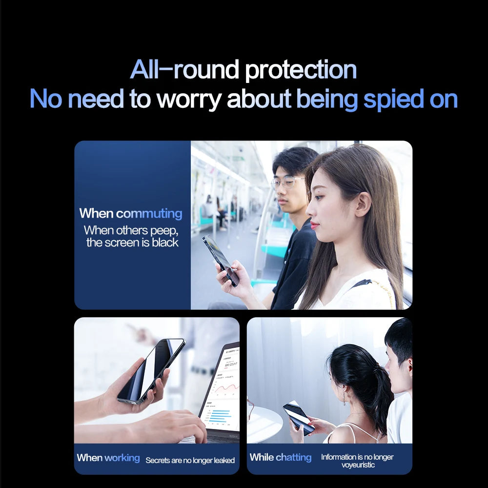 SmartDevil Privacy Full Cover Screen Protector for iPhone 15 Pro max 15 Pro Anti Peeping Tempered Glass for iPhone 15 Plus