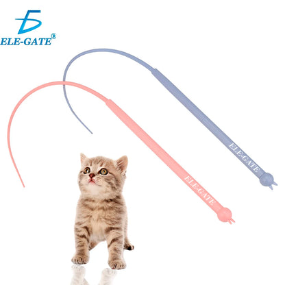 Super Strong Squeak-Feature Simulated Mouse Tail Cat Toy for Play and Teasing for Feline Fun
