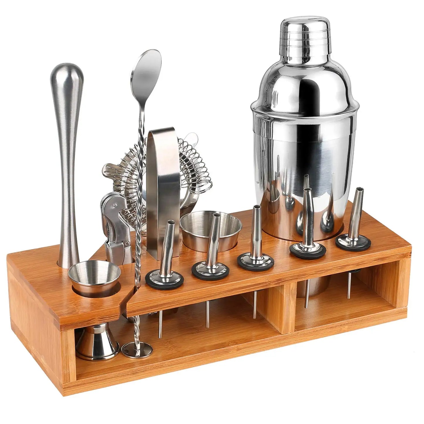 Manufacturer Exporter Selling Stainless Steel Cocktail Shaker Inbuilt Strainer Wholesale Barware Accessories Metal Barware