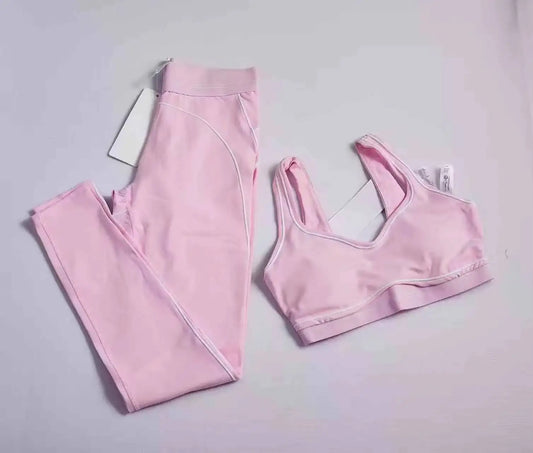 2026 Fashion Yoga Pilates Stretch Seamless Sale Leggings 2 Piece Set for Women by PDG ibma