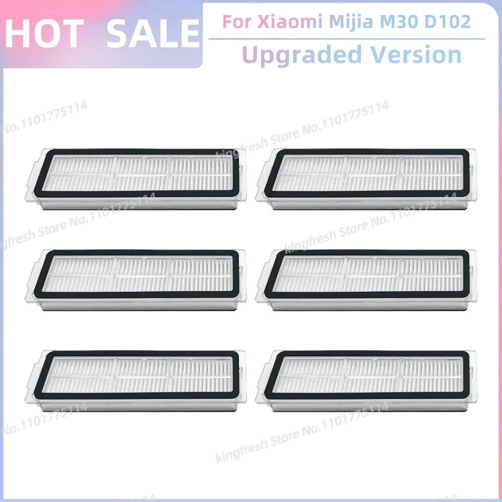 Fit For Xiaomi Mijia M30 D102, Xiaomi X20 Pro D102GL / X20 Max D109GL Parts Main Side Brush Filter Mop Cloth Dust Bag