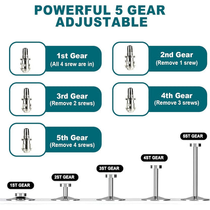 Manual Nail Gun Portable Steel Rivet Tool 5 Speed Adjustable Air Nailer Concrete Wall Anchor Line Slotting cell faster Tool