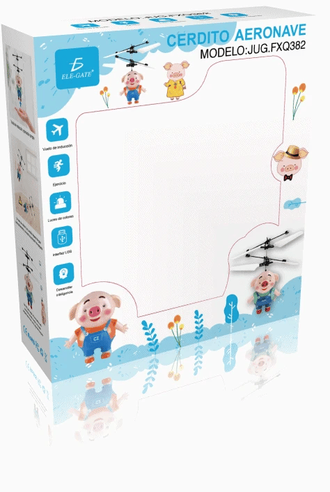 JUG.FXQ382 Induction Flying Toy Model Battery Operated Made of Durable Plastic Ages 5-7