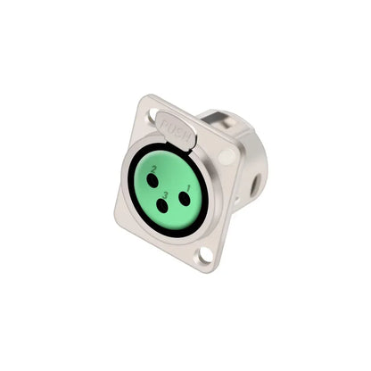 1pc 3Pin Male/Female XLR Speaker Panel Mount Chassis MIC Socket Adapter Audio Jack Connector,Zinc Alloy Shell+Copper Contact