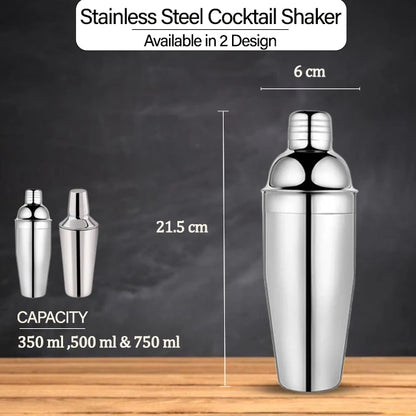 Wholesale Stainless Steel Cocktail Shaker Set Customized Colors-Rose Gold Silver & Golden Barware Accessory Custom Logo Prints
