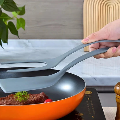 Multipurpose Silicone Spatula Kit With Sticker For Eggs Steak Pancake Tapioca
