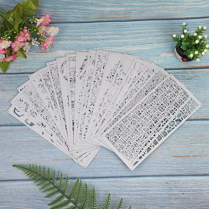 New Arrival Autumn Leaf Trees Background Metal Cutting Dies for 2025 DIY Scrapbooking Winter Frame Card Making Note Stencils
