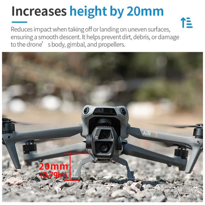 STARTRC for DJI AIR 3S drone landing gear heightening and protective tripod accessories