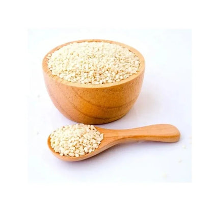 100% Natural Premium Grade White Sesame Seeds AD Smoked Dried Single Spice Herb Indian Good Taste