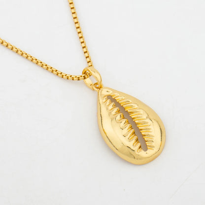 Jewelry Set Copper Women African Shell Shape Design Earrings Pendant Bracelet Ring Dubai Arab Turkis Jewelry