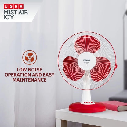 Hot Sale Custom Mechanical Plastic Table Desk Fan Home Office Press Button Electric Air Cooling Fan Foldable Energy Efficient