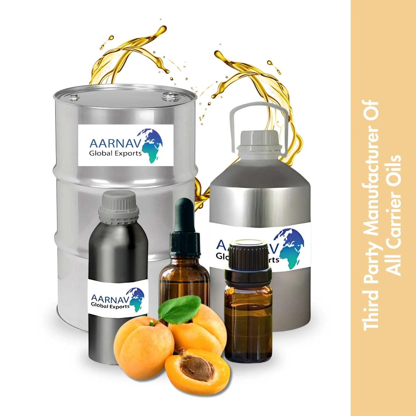 High Quality 100% Natural Body Massage Oils Carrier Oil Cold Pressed, Bulk Bitter Apricot Kernel Organic Oil Pure for Cosmetics