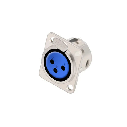 1pc 3Pin Male/Female XLR Speaker Panel Mount Chassis MIC Socket Adapter Audio Jack Connector,Zinc Alloy Shell+Copper Contact