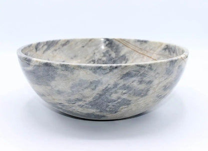 High Quality Blackish Marble Bowl Modern Luxury Home Table Christmas Decor Stylish New Decorative Piece Polished Technique