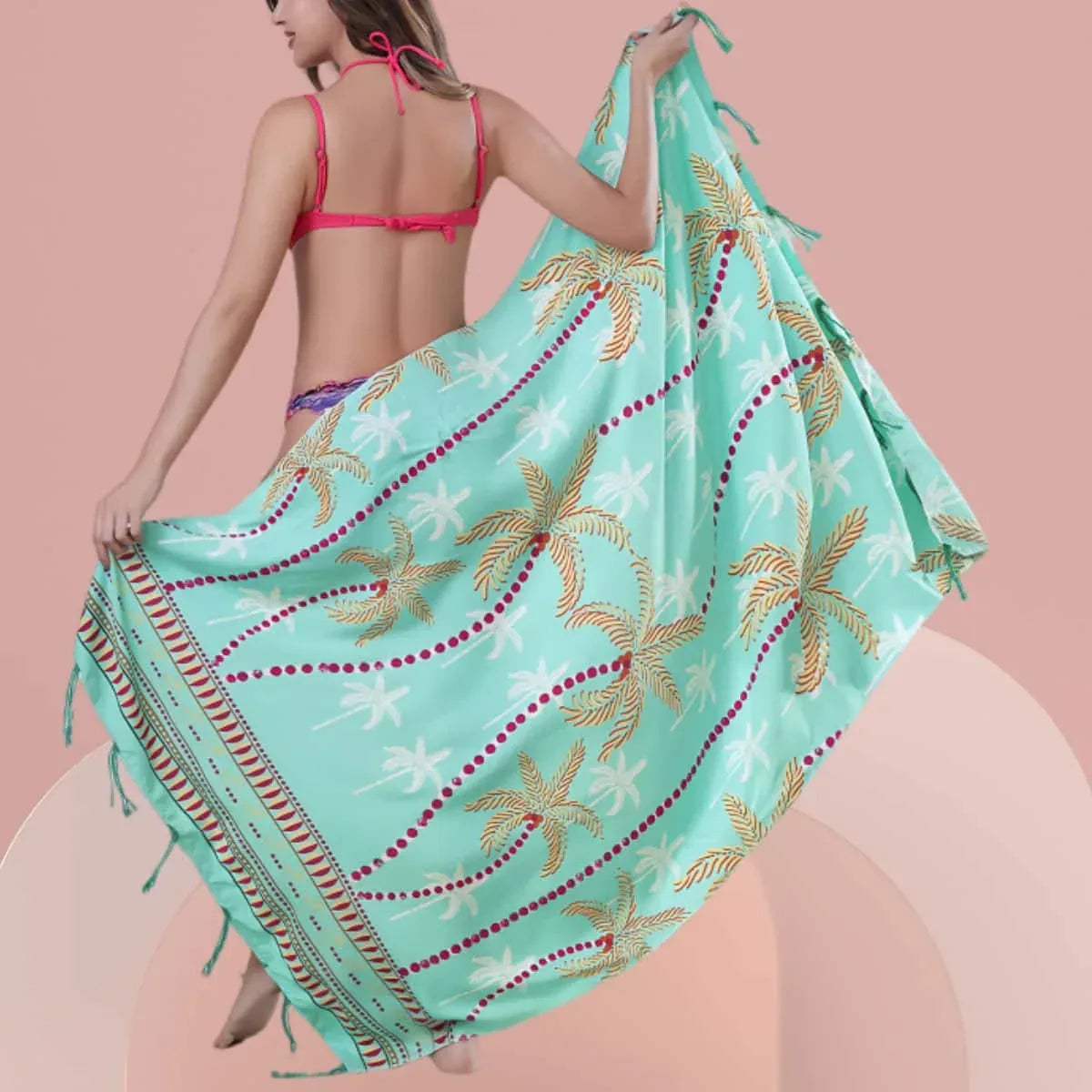 Beach Outcome Pareô Style Canga Printed Size 170cm/110cm