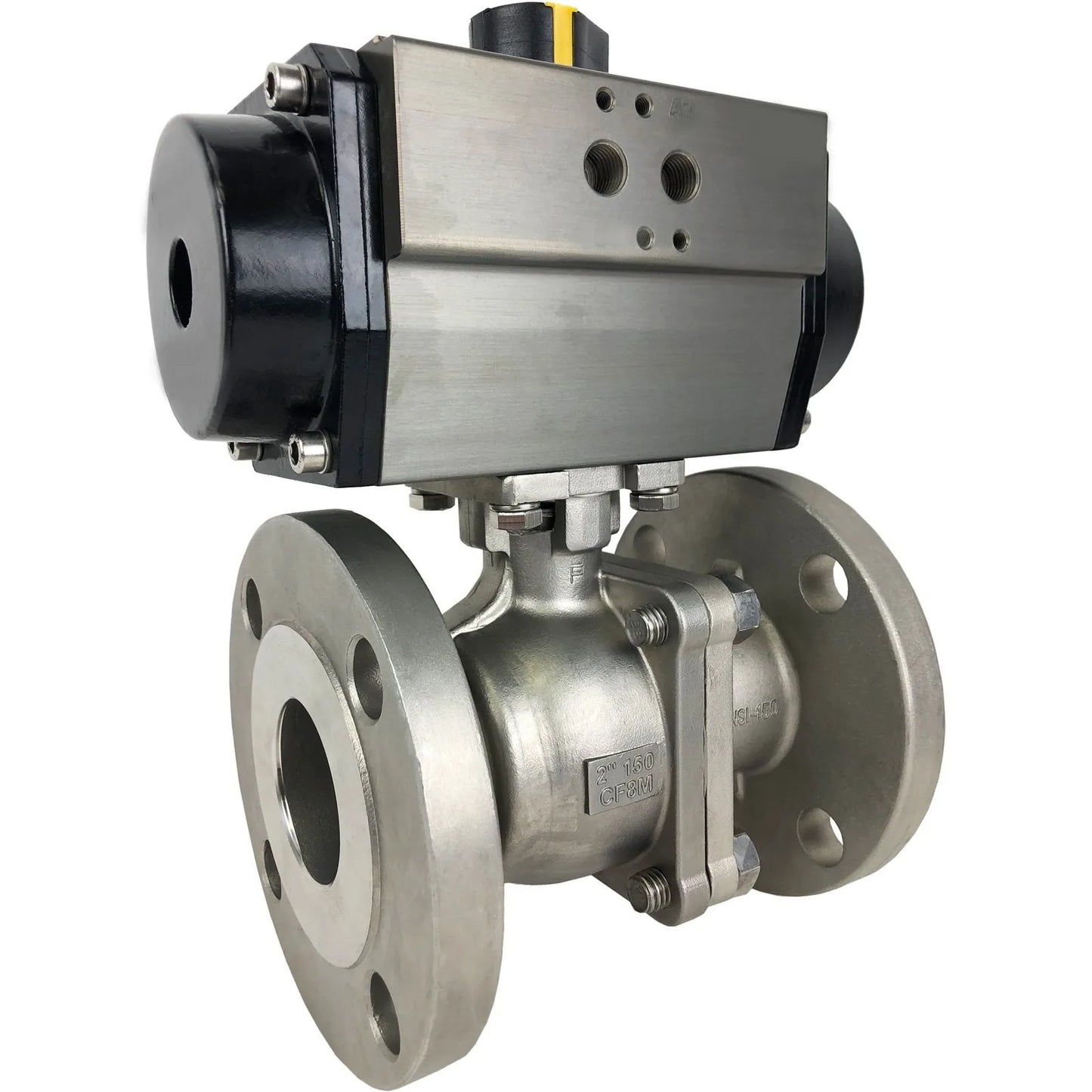High-Temperature Customizable OEM Pneumatic Actuator Ball Valves Direct Factory Sale for Water Treatment
