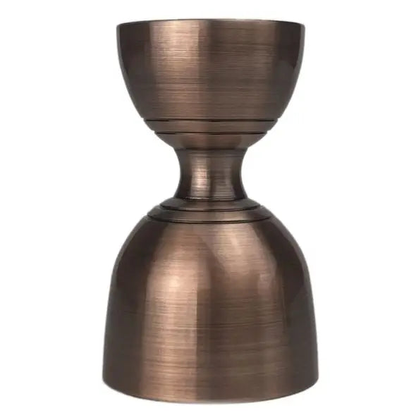 Elegant Stainless Steel Double Jigger Cup Measuring Copper Style for Home Bartender Wine Cocktail Shot Drink Spirit Measure Cup