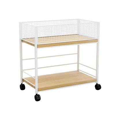 Movable Bookshelf With Wheels Under Desk Organizer Rack Mesh Storage Shelf For Kids Room Dormitory Bedroom Student Bookcase