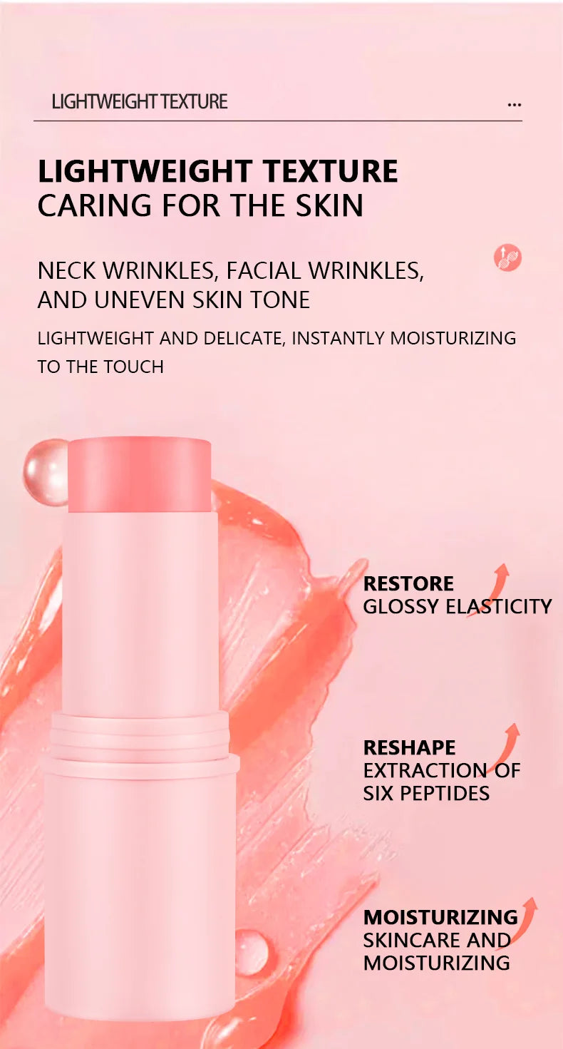 Ocheal Moisturizer Firming Skin Stick Neck Face Elbow Knee Underarm Body Care Cream Stick Argireline Brightens Nourishing Cream