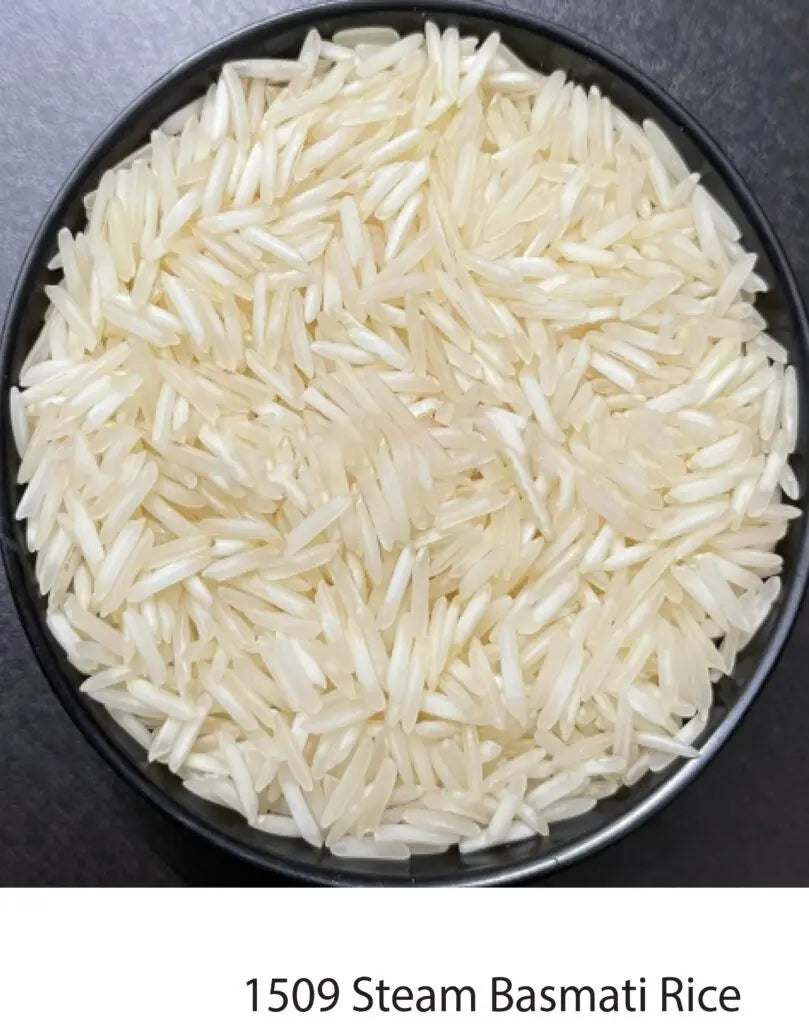 Indian 1509 Sortex Premium Quality Steam Hard Basmati Rice Dried with Natural Aroma Reasonably Priced Himalayan