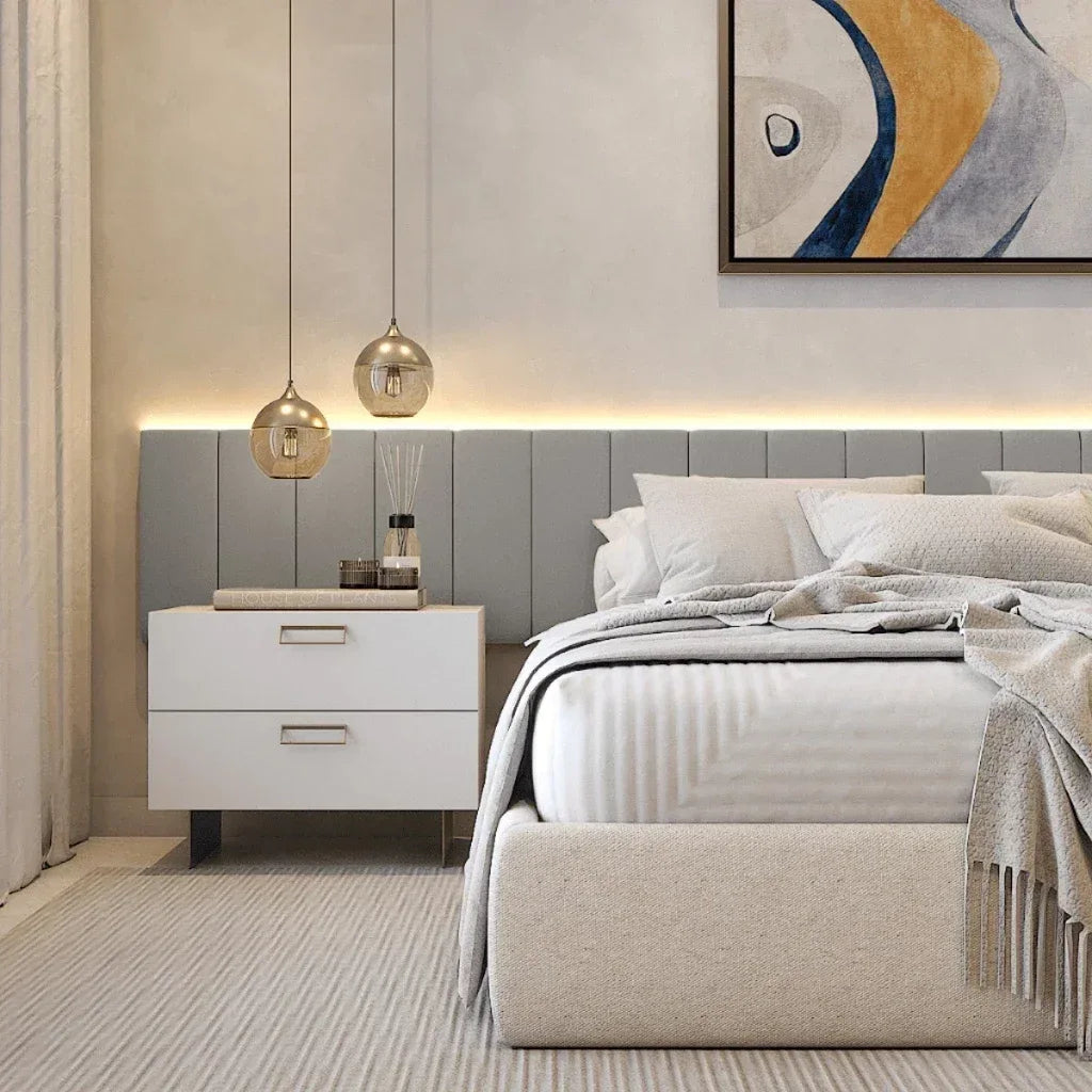 Kit 10 Bed Headboard Box King Upholstered Modulated 45x20cm-Various Sizes