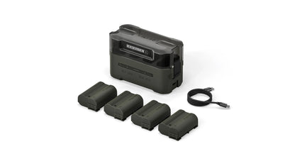 TILTA EN-EL15C Battery 2400mAh Portable Charging Station (4 Channel) for Nikon ZR Z8 Z7 Z6 Z63/62 Z5 ZF Z7II Z6II D850 D810 D710