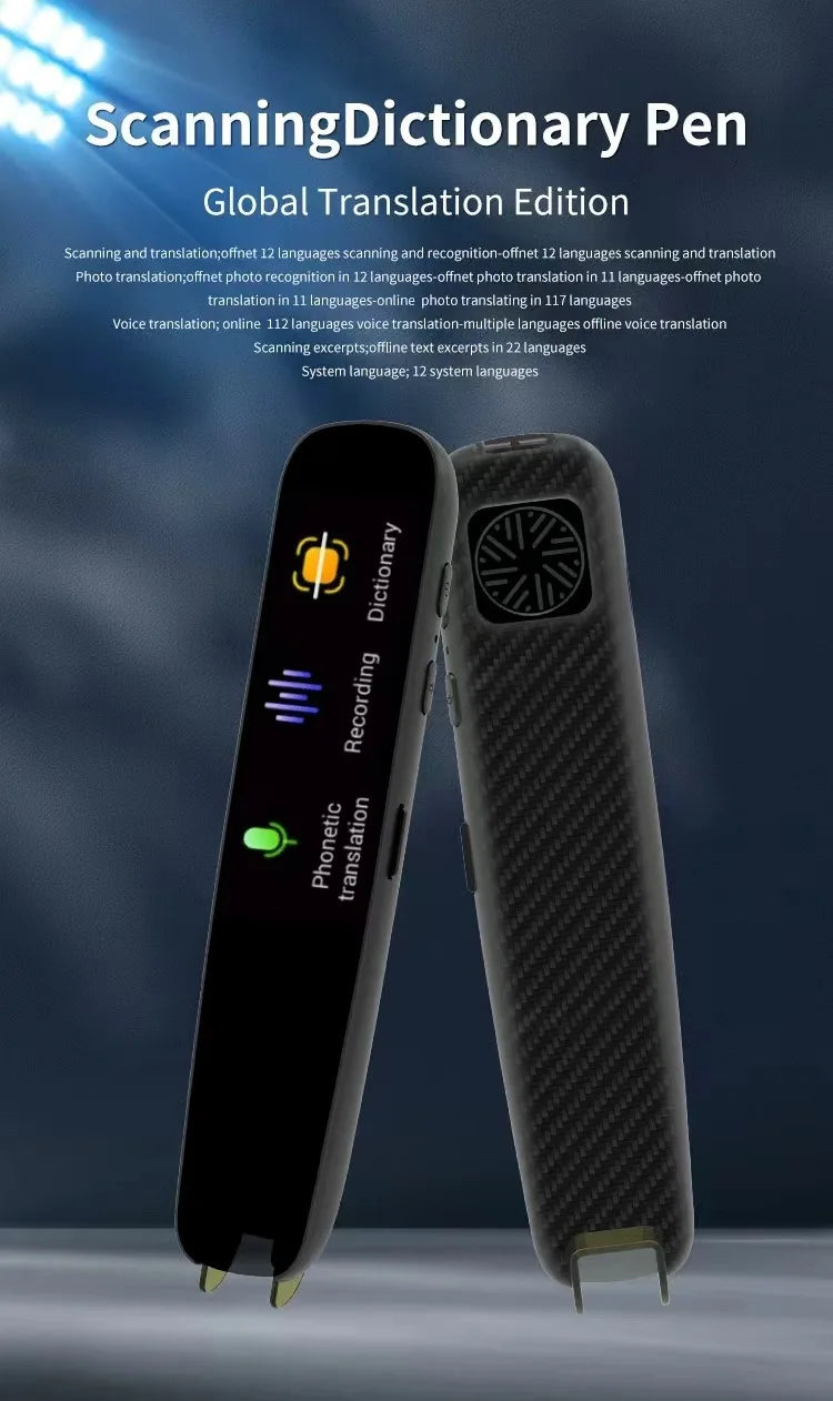 Scanning Translation Pen Portable Translator Spanish Russian Arabic Portuguese Korean French Ukraine Hebrew Offline Translate A6