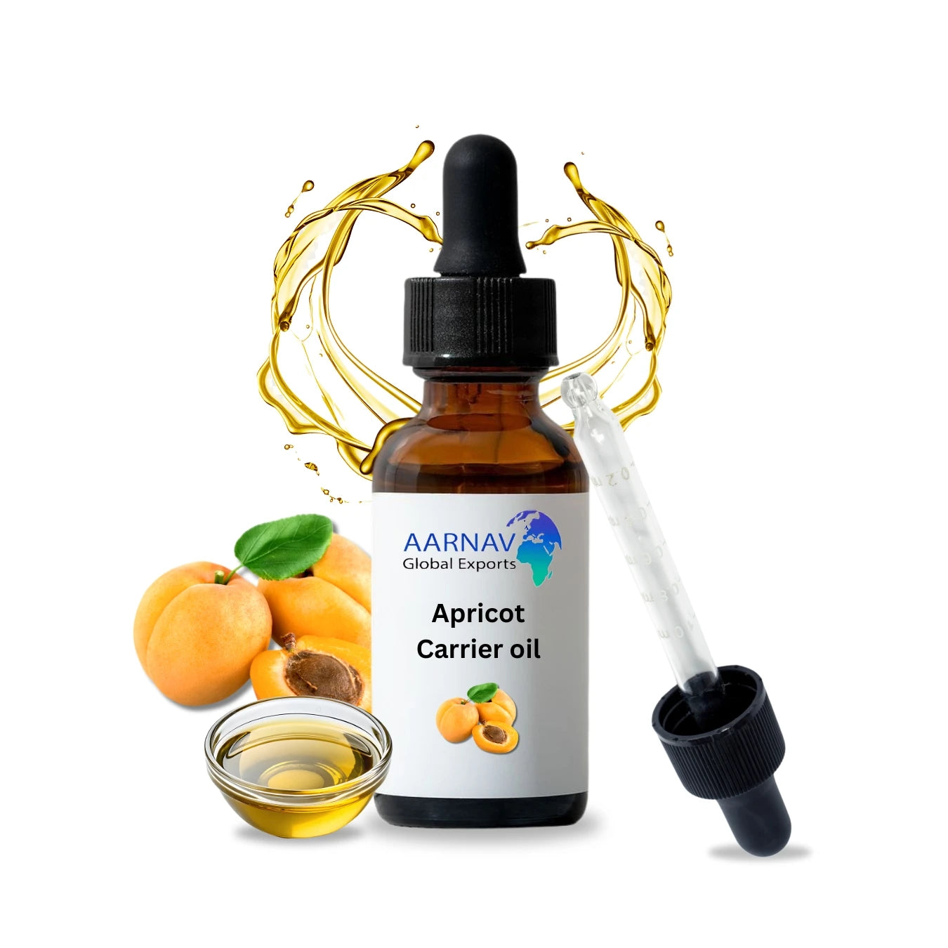 High Quality 100% Natural Body Massage Oils Carrier Oil Cold Pressed, Bulk Bitter Apricot Kernel Organic Oil Pure for Cosmetics