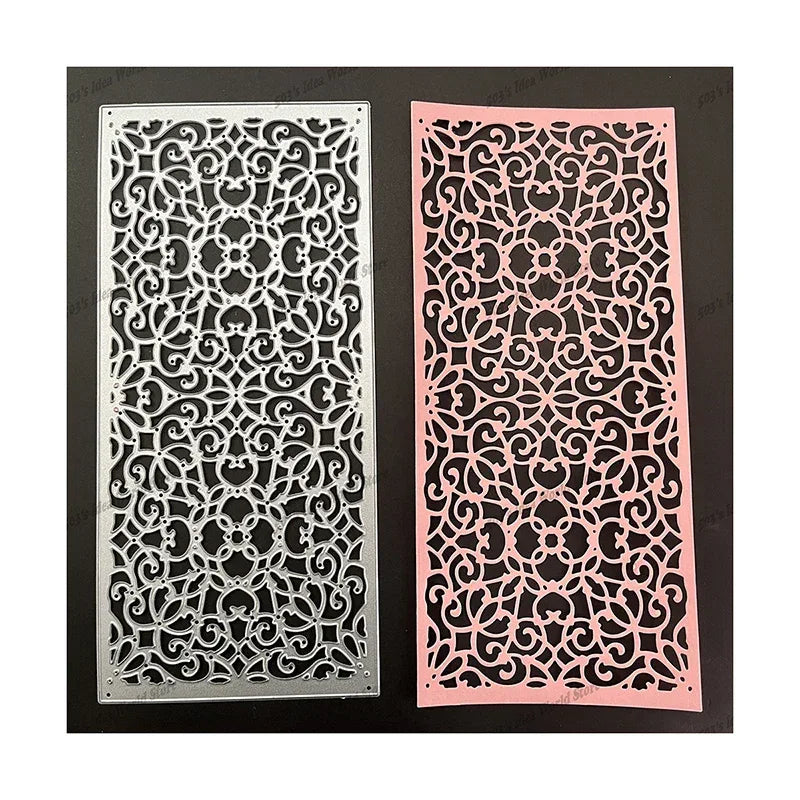 New Arrival Autumn Leaf Trees Background Metal Cutting Dies for 2025 DIY Scrapbooking Winter Frame Card Making Note Stencils