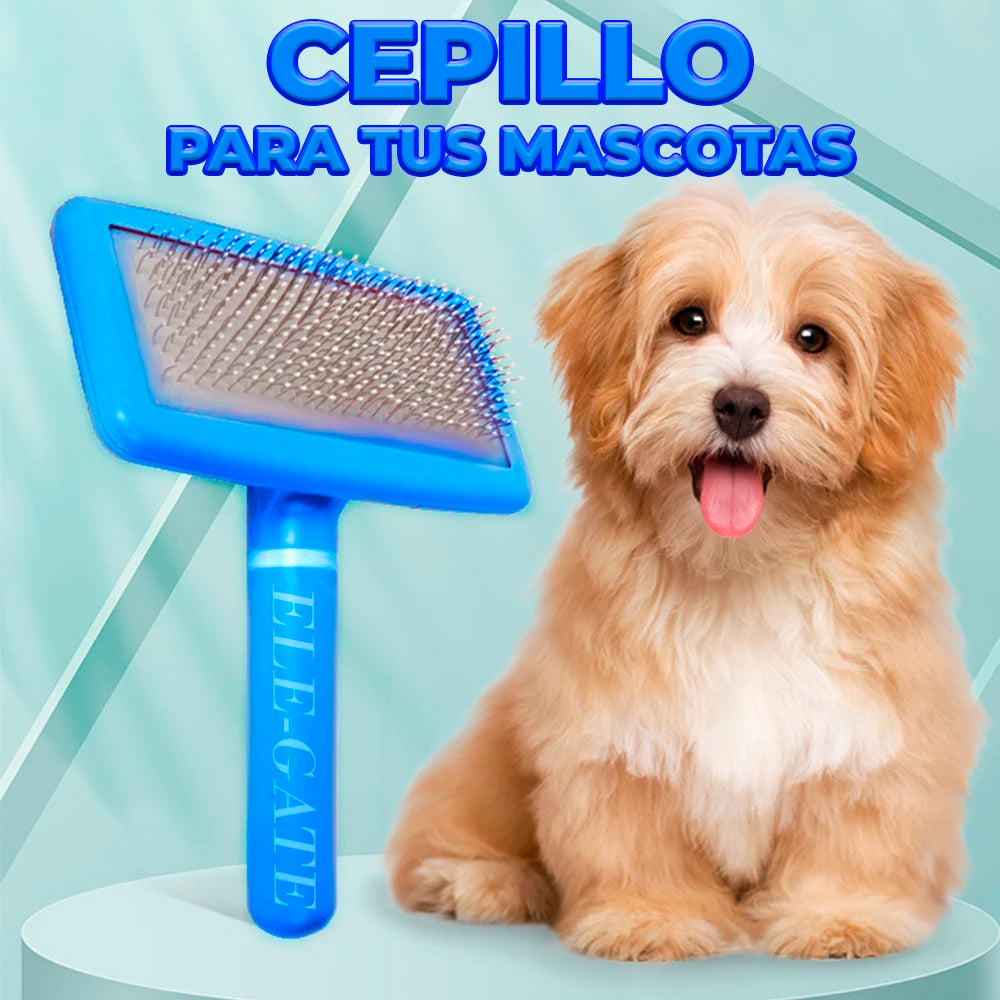 Free Your Furry Companion From Tough Knots with Easy-to-Use Pet Grooming Brush Customizable PP Plastic Hair Removal Tool
