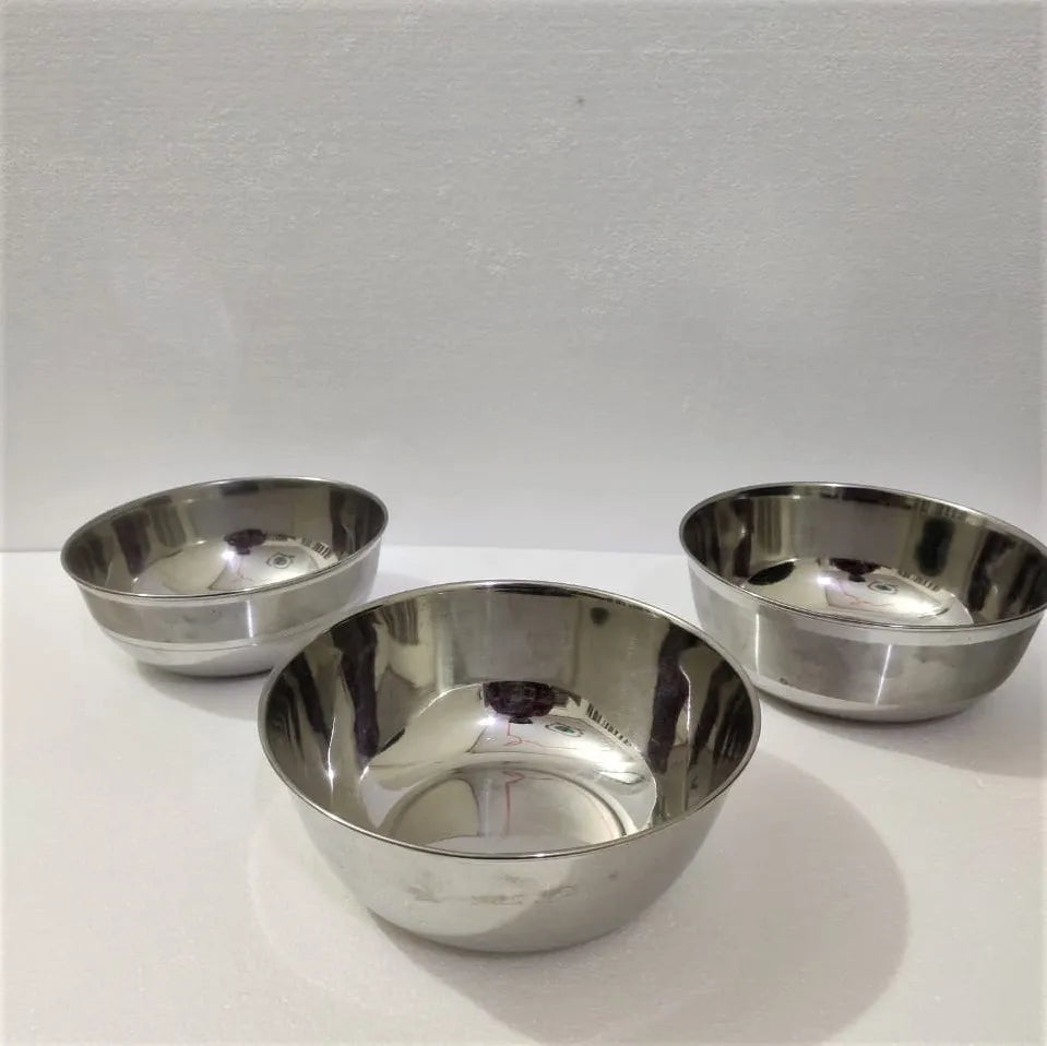 Customer Logo Nesting Bowl Set of 3 Stronger Heavyweight Stainless Steel Premium Metal Material Competitive Price