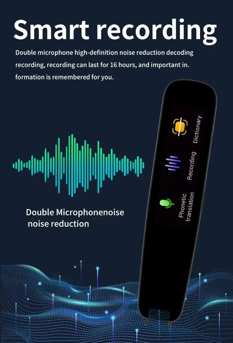 Scanning Translation Pen Portable Translator Spanish Russian Arabic Portuguese Korean French Ukraine Hebrew Offline Translate A6