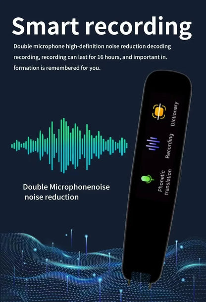 Scanning Translation Pen Portable Translator Spanish Russian Arabic Portuguese Korean French Ukraine Hebrew Offline Translate A6