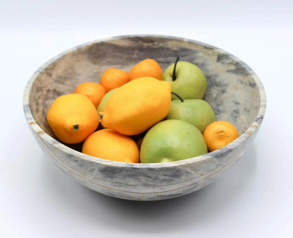 High Quality Blackish Marble Bowl Modern Luxury Home Table Christmas Decor Stylish New Decorative Piece Polished Technique