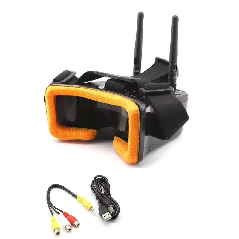 LS-VR009 5.8Ghz FPV Goggles Video Headset 5.8G 40CH HD 3 Inch 16:9 Display Mini FPV Goggles for FPV Quadcopter Drones