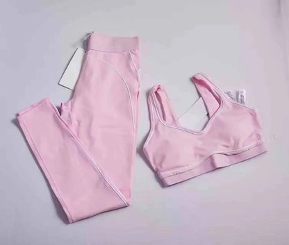 2026 Fashion Yoga Pilates Stretch Seamless Sale Leggings 2 Piece Set for Women