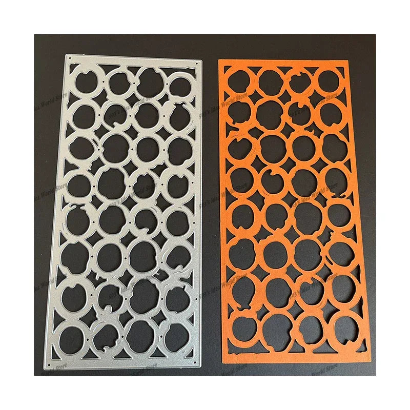 New Arrival Autumn Leaf Trees Background Metal Cutting Dies for 2025 DIY Scrapbooking Winter Frame Card Making Note Stencils