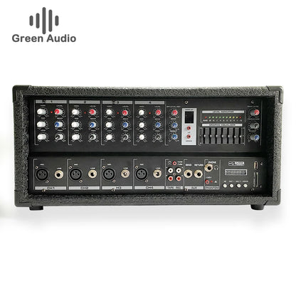 GAX-EB4 4 Channel Power Mixer tank Mixers, Power Amplifiers with Built-in Blue Tooth and Recording Function