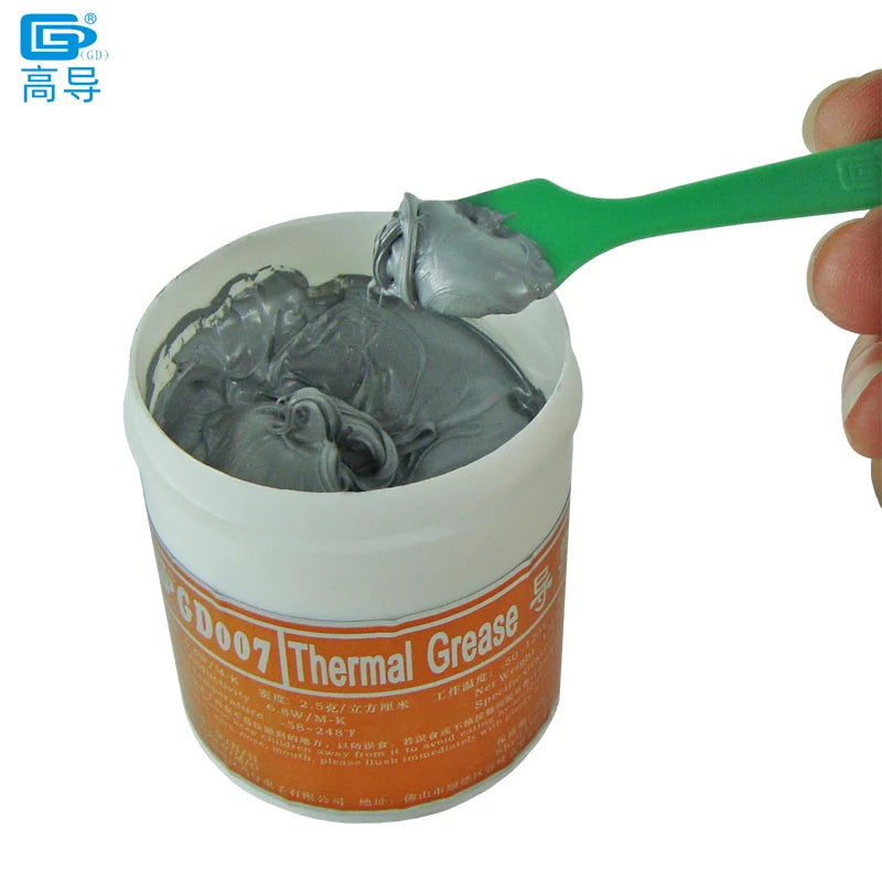 CN150 Net Weight 150 Grams Can Packaging Gray GD007 Thermal Conductive Grease Paste Plaster Heat Sink Compounds for CPU LED GPU