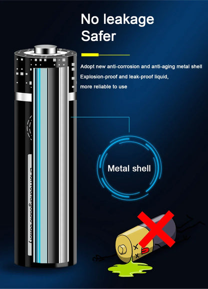 100% New 1.5V AAA Rechargeable Battery 900mWh 1.5V Li-ion Lithium Liion Li ion 3A aaa Batteries for Toy Car Camera Flashlight